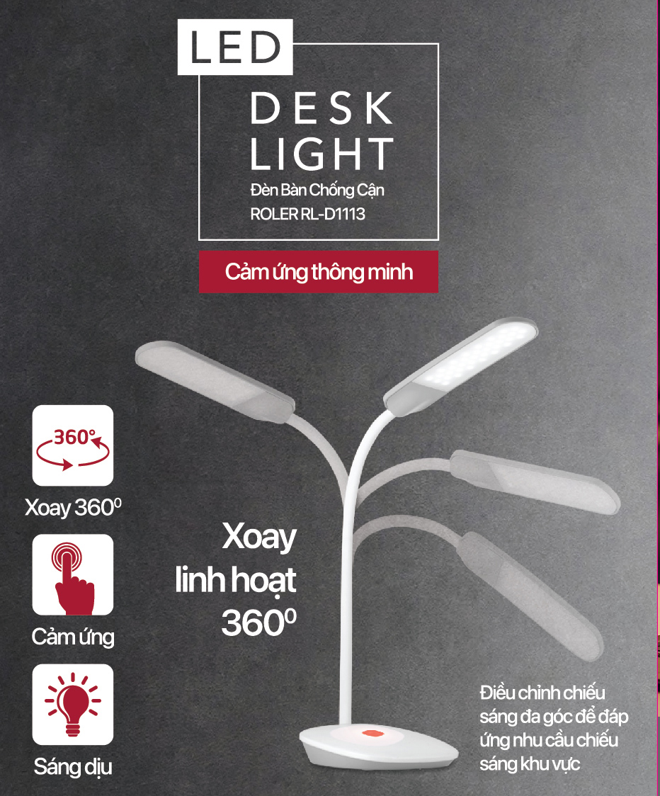 Đèn bàn chống cận Roler RL-D1113