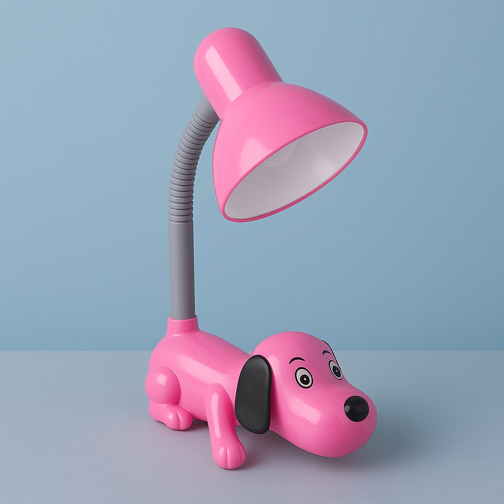 Đèn bàn Điện Quang ĐQ DKL06 B (kiểu con chó, màu hồng)