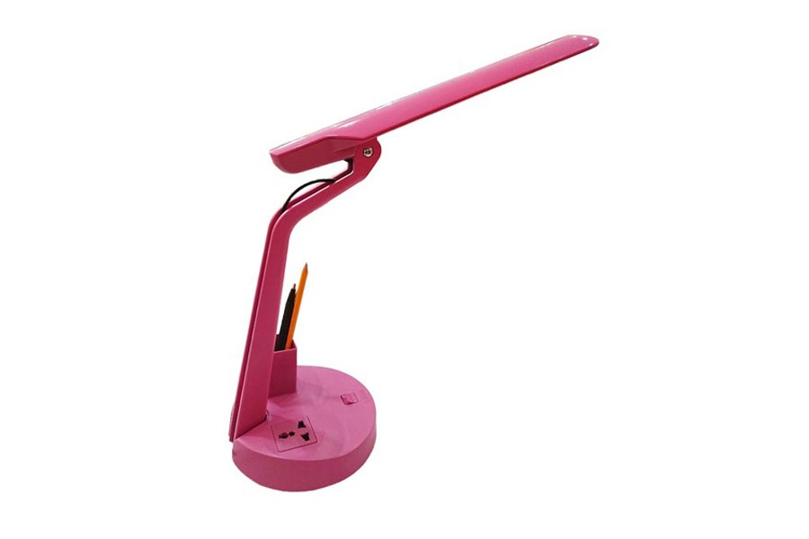 Đèn bàn Led 7W Lioa dọc đổi màu có hộp đựng bút + ổ cắm