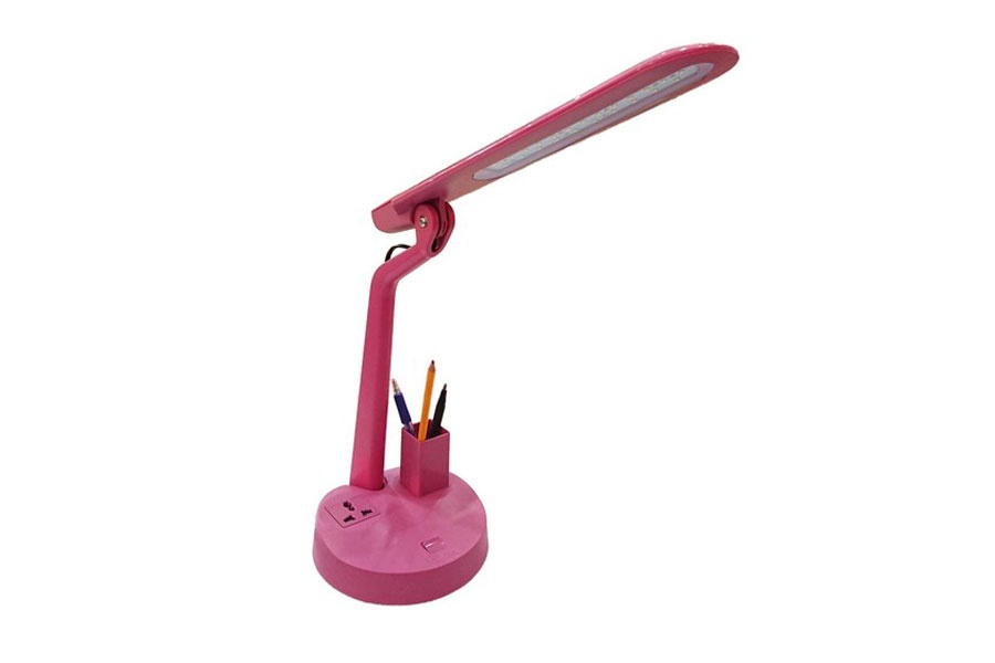 Đèn bàn Led 7W Lioa dọc đổi màu có hộp đựng bút + ổ cắm