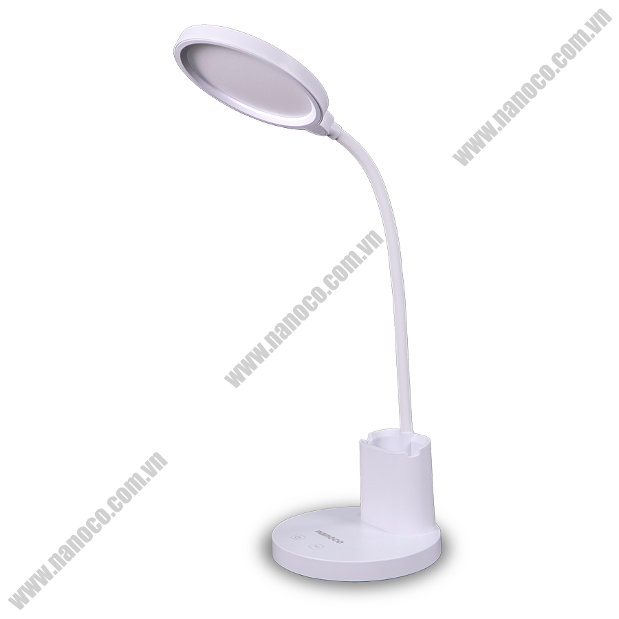 Đèn bàn LED Nanoco 10W trắng, đổi màu, chỉnh as NDK10WC