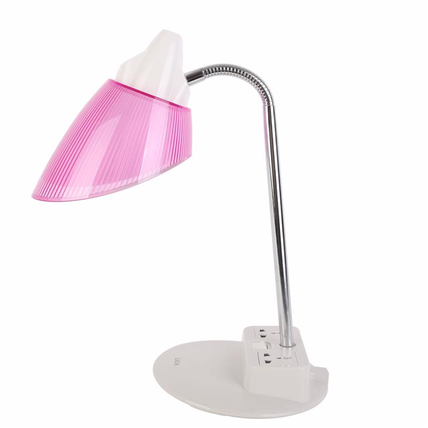 Đèn bàn loại khớp mềm Lioa LiDBM27H hồng