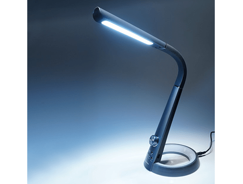 Đèn bàn tiross cảm ứng 8W bóng LED màu titan TS1814