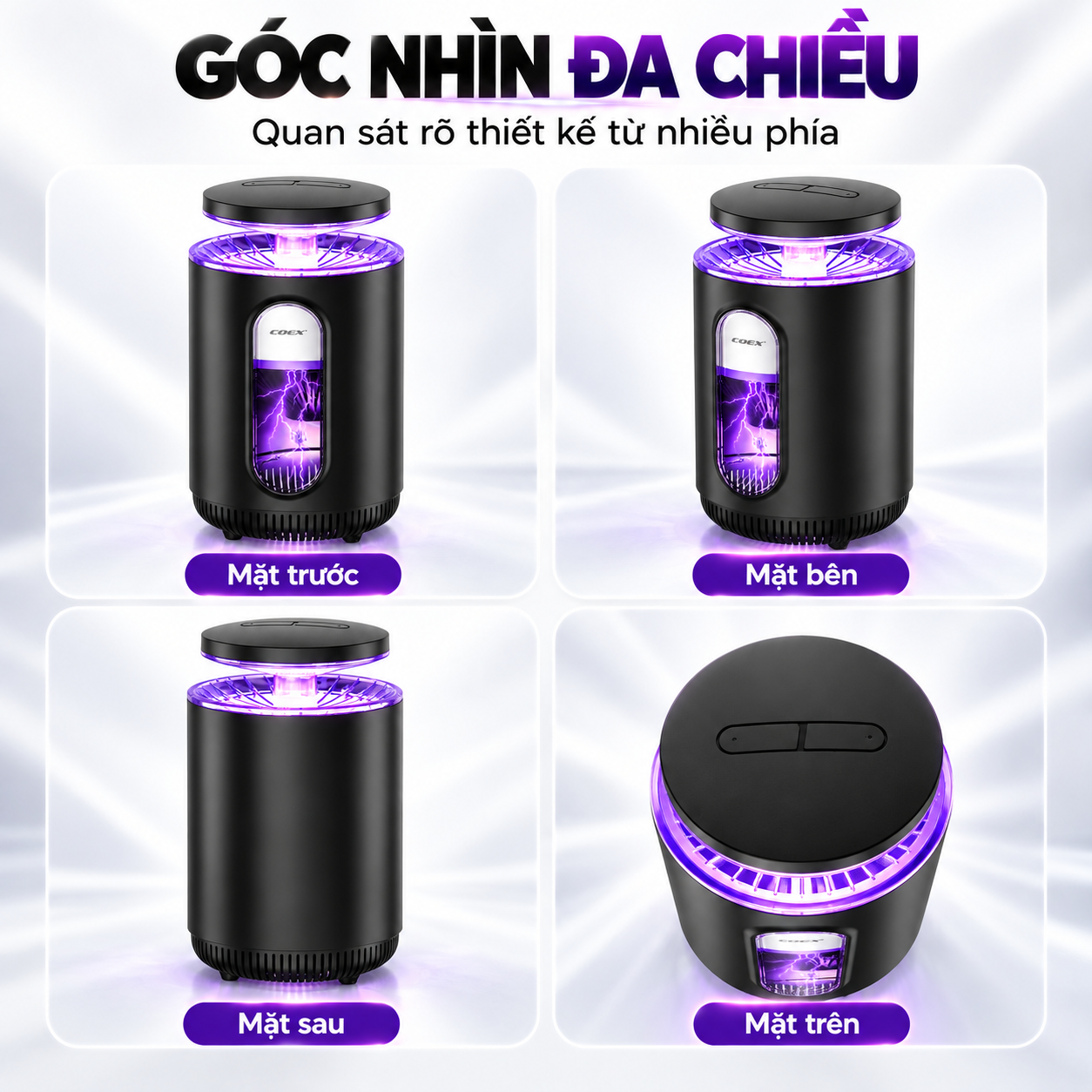 Đèn diệt muỗi thông minh COEX CMS-1003A