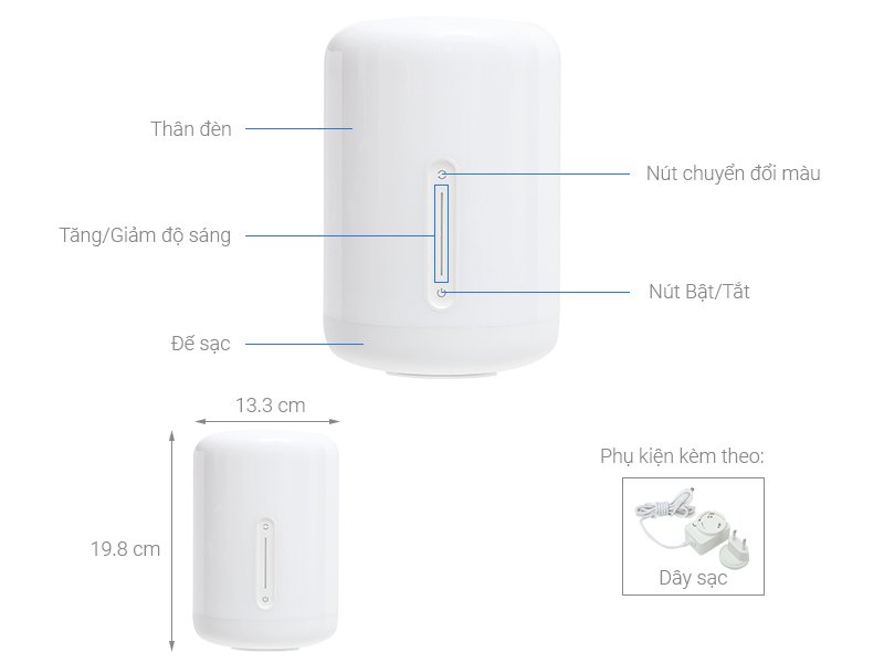 Đèn ngủ Mi Bedside Lamp 2