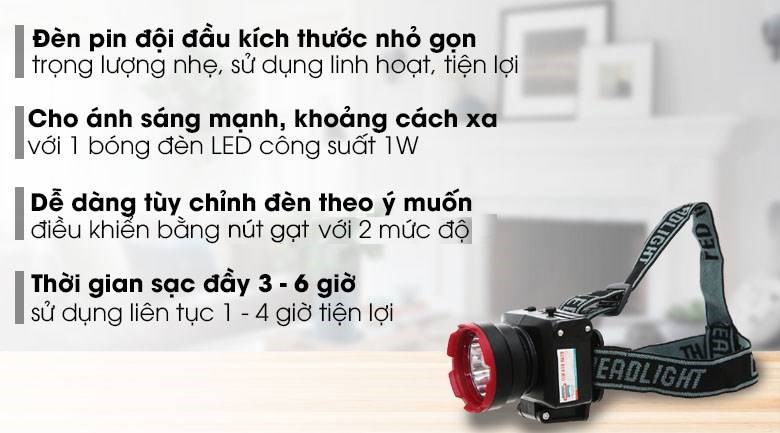 Đèn pin đội đầu SHE-5012