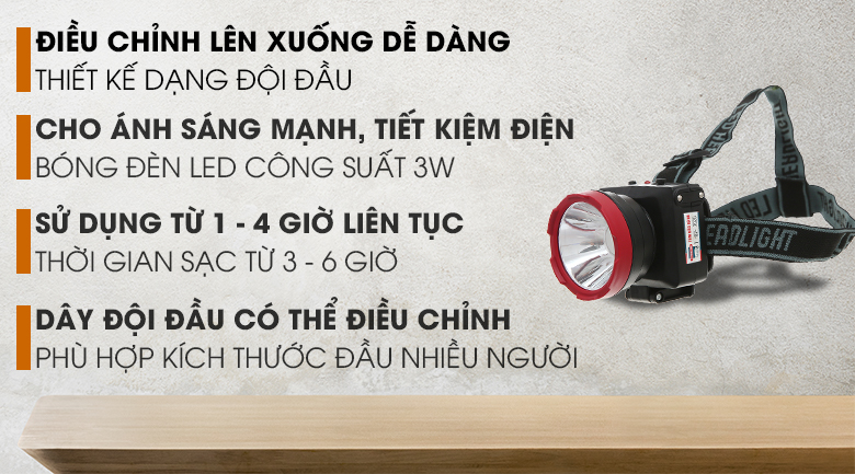 Đèn pin đội đầu SHE-5032