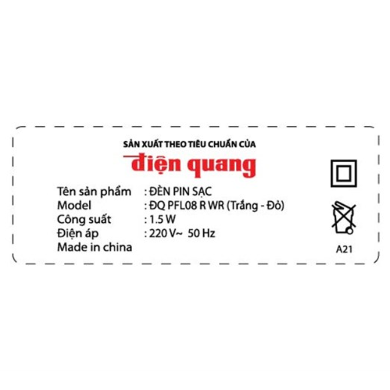 Đèn Pin LED Điện Quang ĐQ PFL08 R