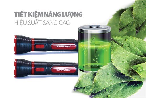 Đèn pin tay cầm Sunhouse SHE-4111