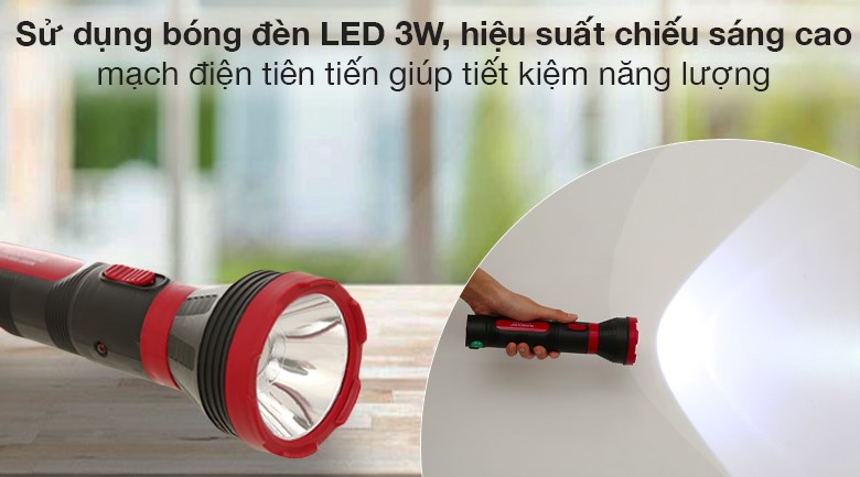 Đèn pin tay cầm Sunhouse SHE-4131