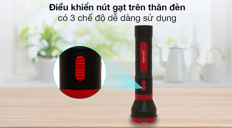 Đèn pin tay cầm Sunhouse SHE-4131