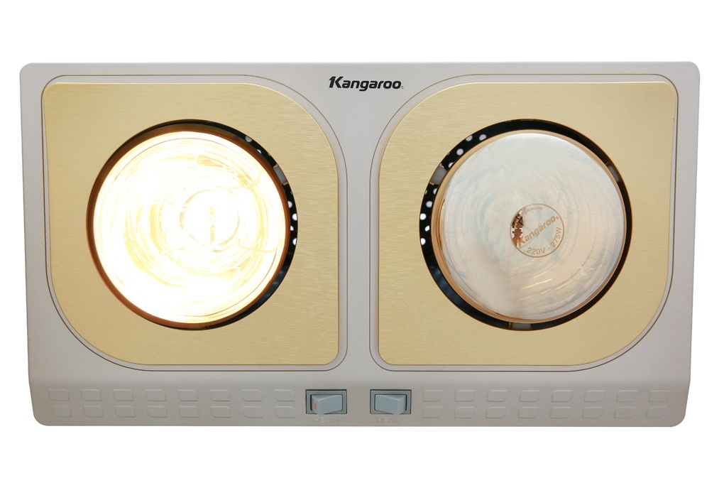 Đèn sưởi nhà tắm Kangaroo KG248, 2 bóng
