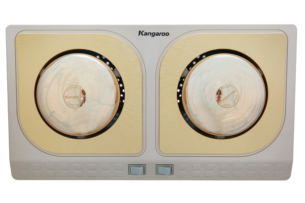 Đèn sưởi nhà tắm Kangaroo KG248, 2 bóng