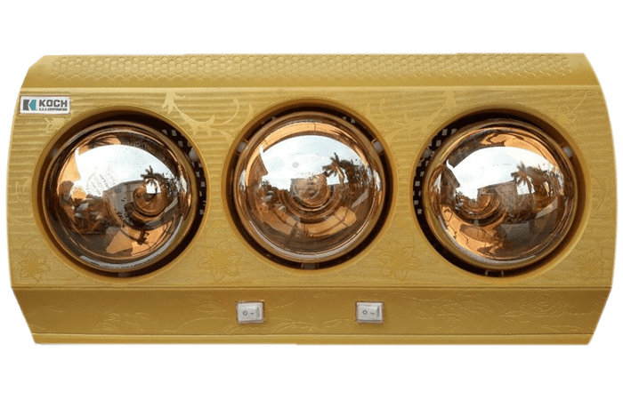 Đèn sưởi nhà tắm KOCH-168 - 3 bóng (2 vàng+1 đỏ)