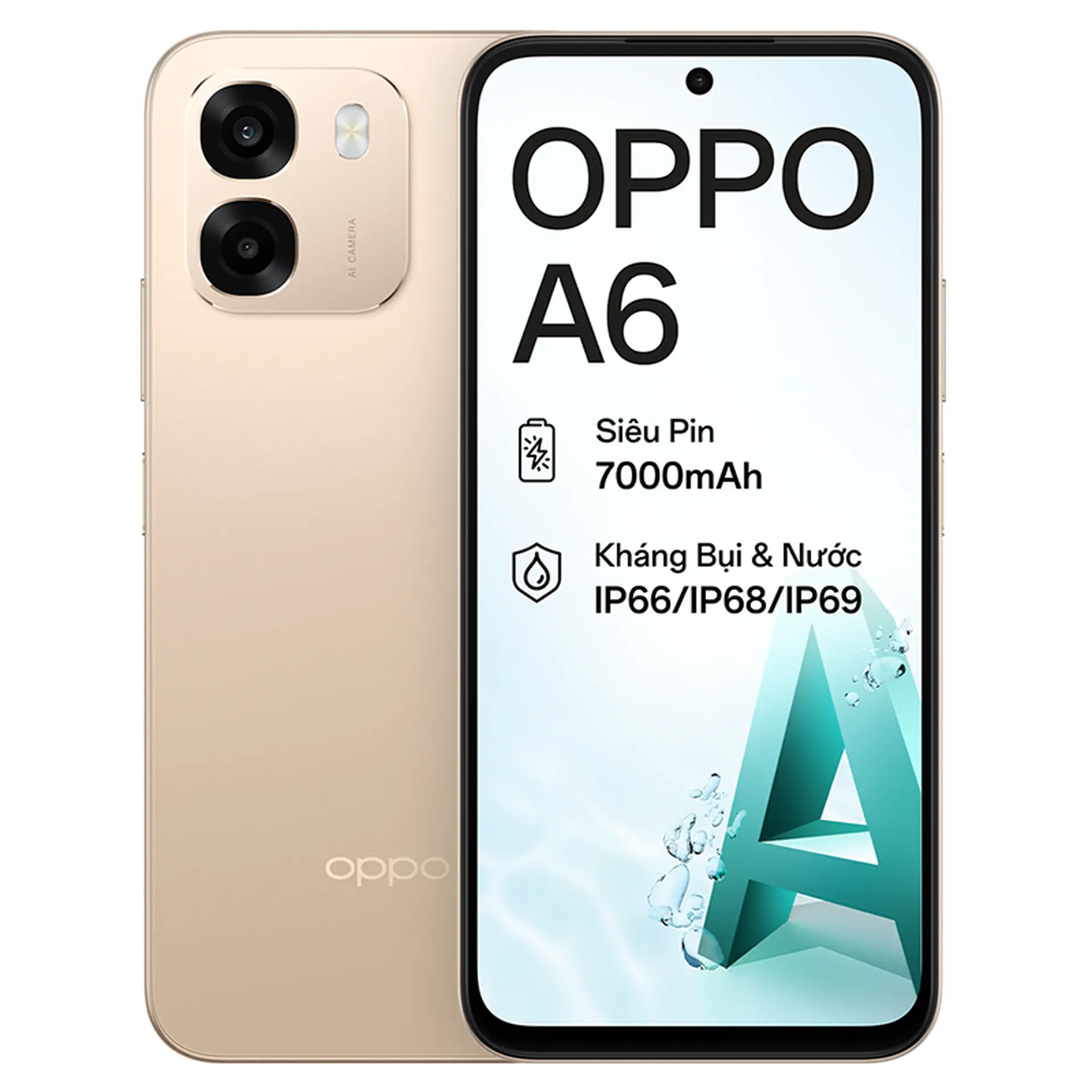 Điện thoại di động OPPO A6 8GB+256GB CPH2817 Gold