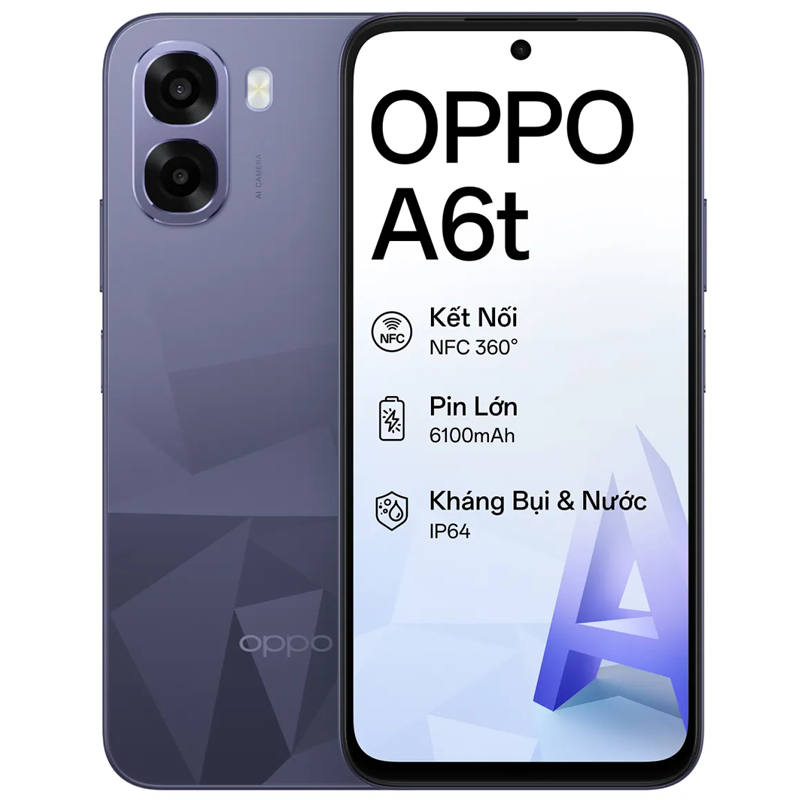 Điện thoại di động OPPO A6t 4GB + 64GB CPH2847 Tím