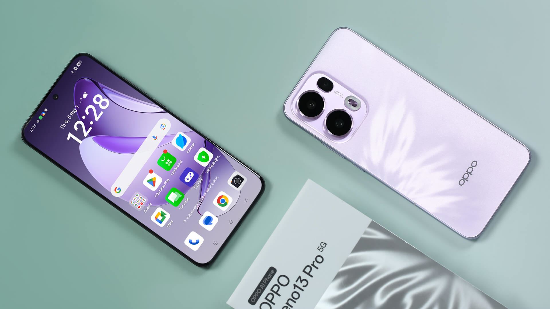 Điện thoại di động OPPO Reno13F 4G 8+256GB CPH2701 - Màu tím DM