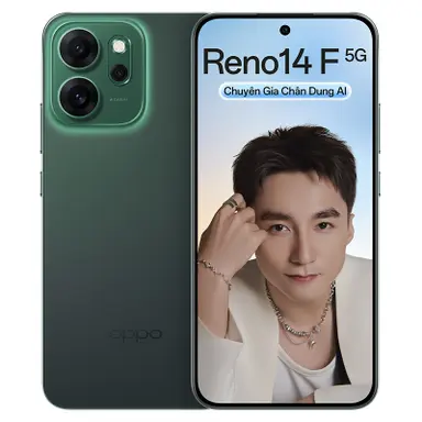Điện thoại di động OPPO Reno14F 5G 8+256 (CPH2743) - Màu xanh lá