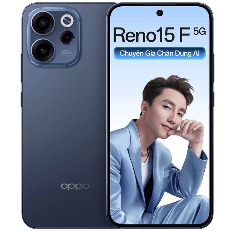 Điện thoại di động OPPO Reno15 F 5G 8GB+256GB CPH2801 Xanh dương