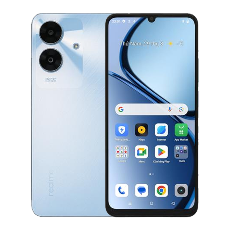 Điện thoại di động Realme Note 60 (4-64G) Xanh