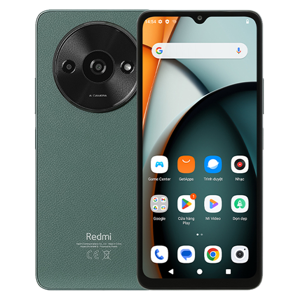 Điện thoại di động Xiaomi Redmi A3 (4GB+128GB) Xanh lá