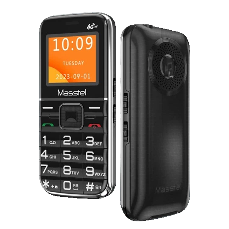 Điện thoại Masstel Fami 12S 4G Đen (Black)