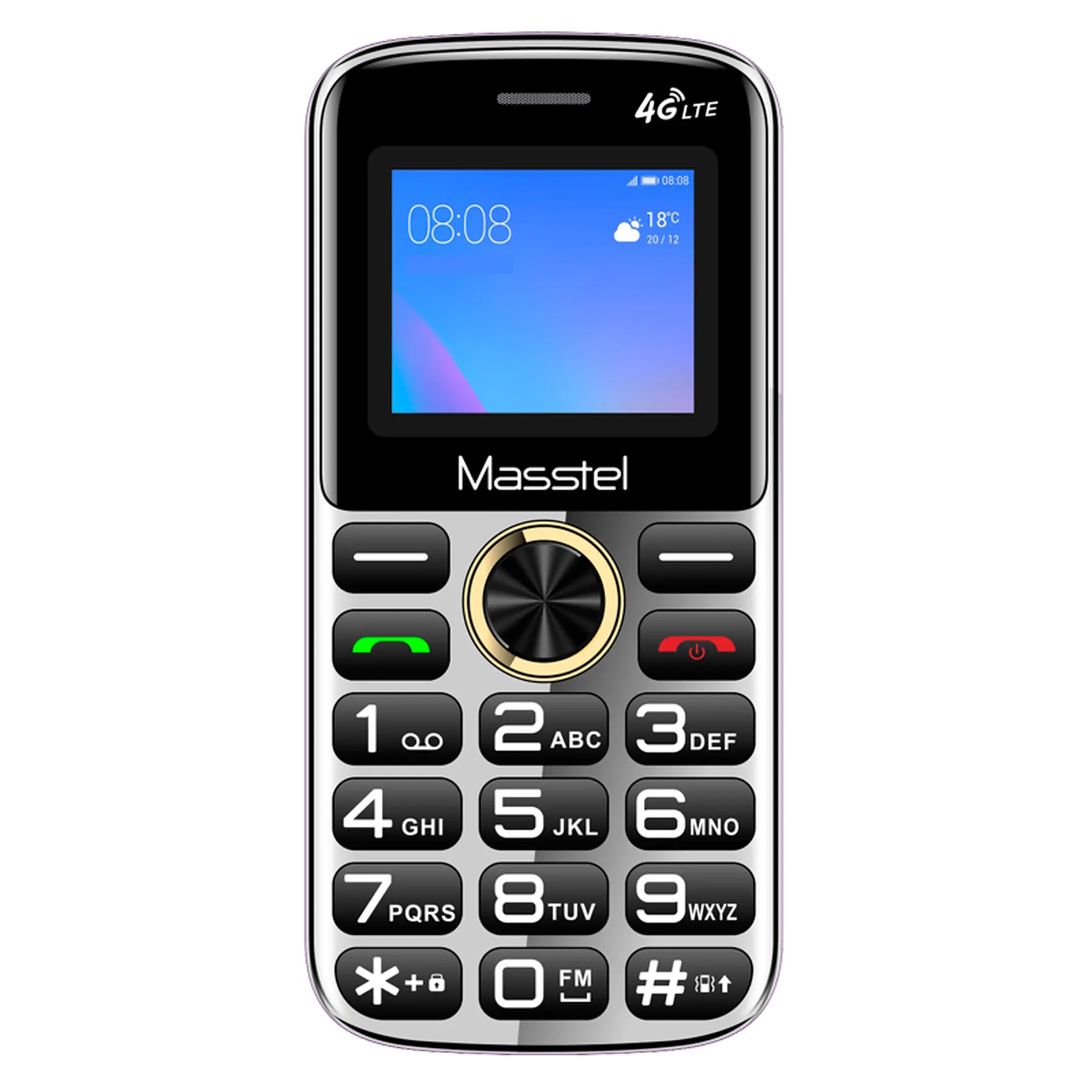 Điện thoại Masstel Fami 25 4G Đen (Black)