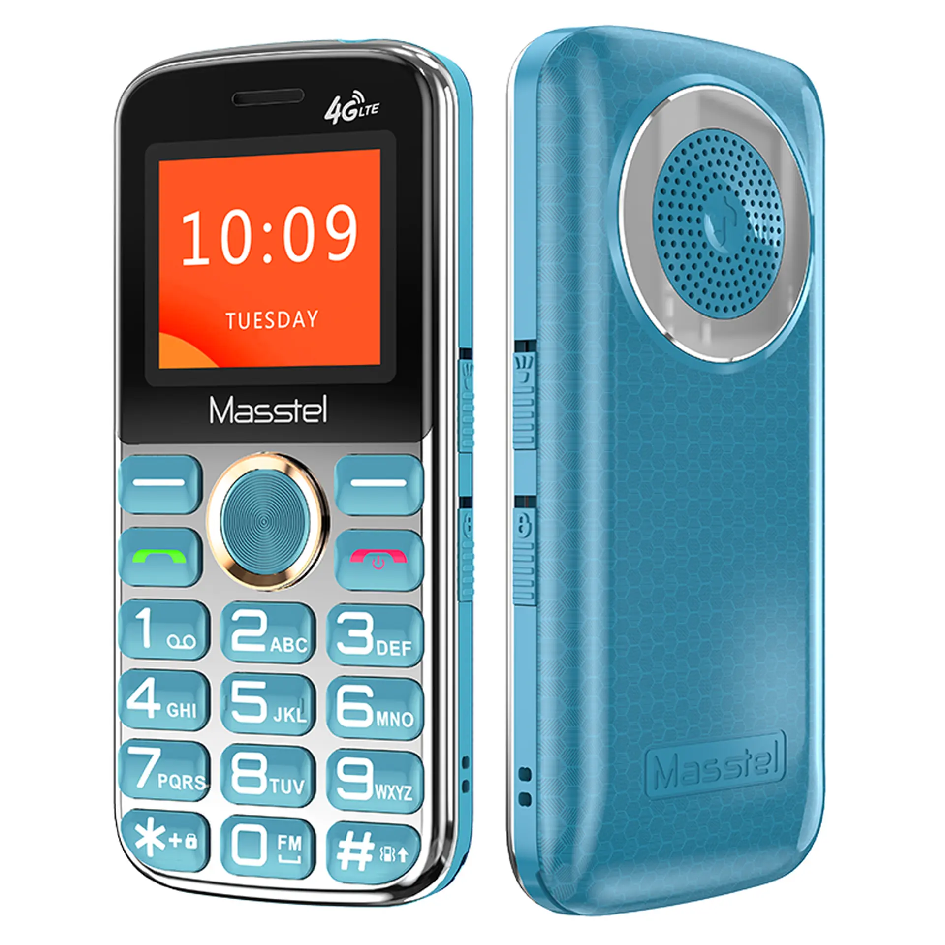 Điện thoại Masstel Fami 25 4G Xanh nhạt (Light Blue)
