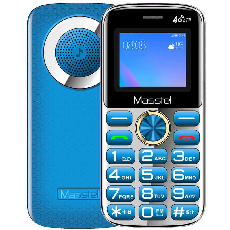 Điện thoại Masstel Fami 25 4G Xanh nhạt (Light Blue)