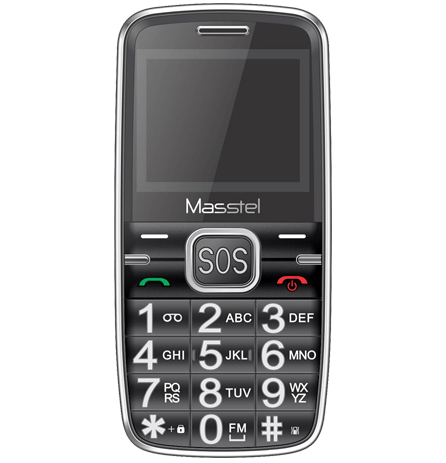 Điện thoại Masstel FAMI S2 màu đen (BLACK)