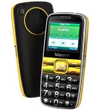 Điện thoại Masstel FAMI S2 màu đen-vàng ( BLACK-GOLD)