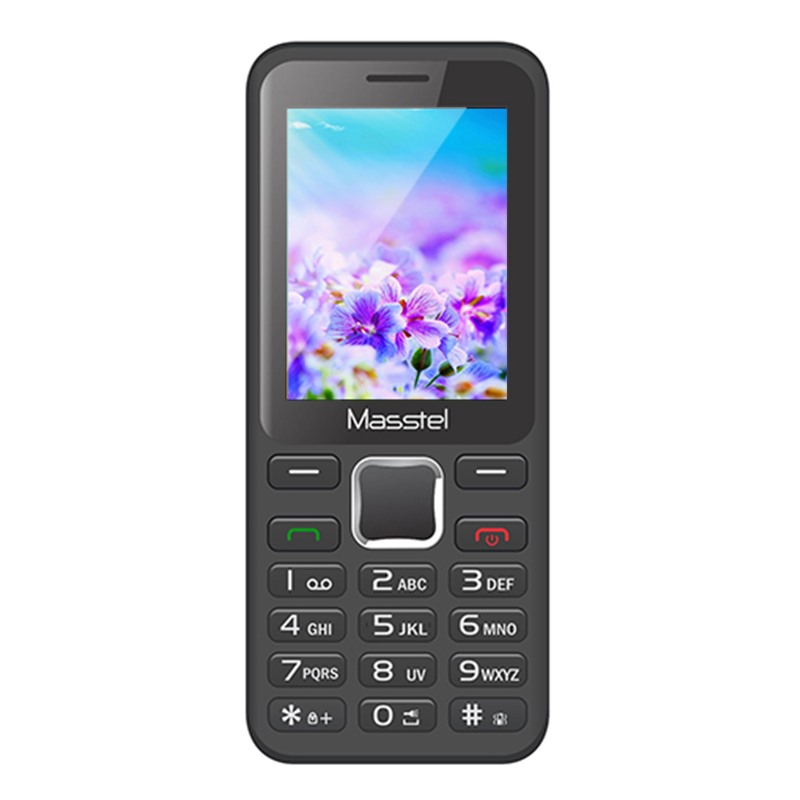 Điện thoại Masstel izi 250 màu Đen - Đỏ (Black - Red)