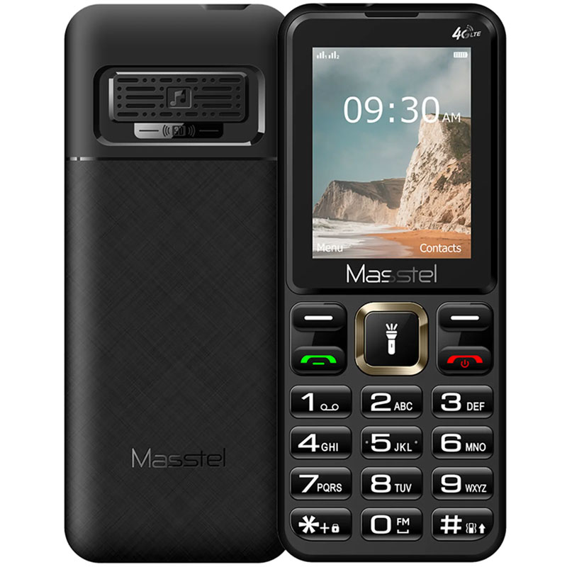 Điện thoại Masstel IZI T5 plus 4G Đen (Black)
