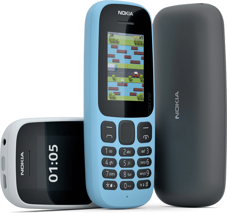 Điện thoại Nokia 105(17) Single sim Black