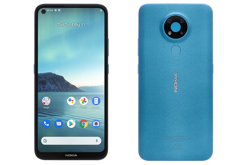 Điện thoại Nokia 3.4 TA-1288 DS 4/64 VN BLUE (DM)
