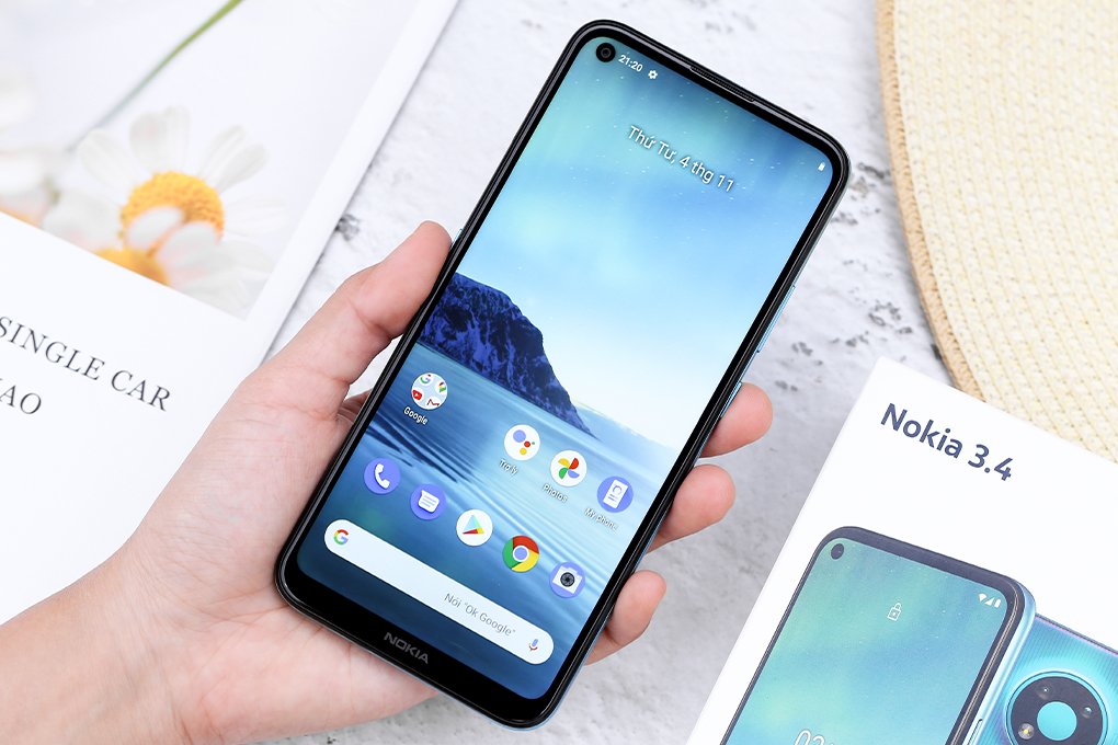 Điện thoại Nokia 3.4 TA-1288 DS 4/64 VN BLUE (DM)