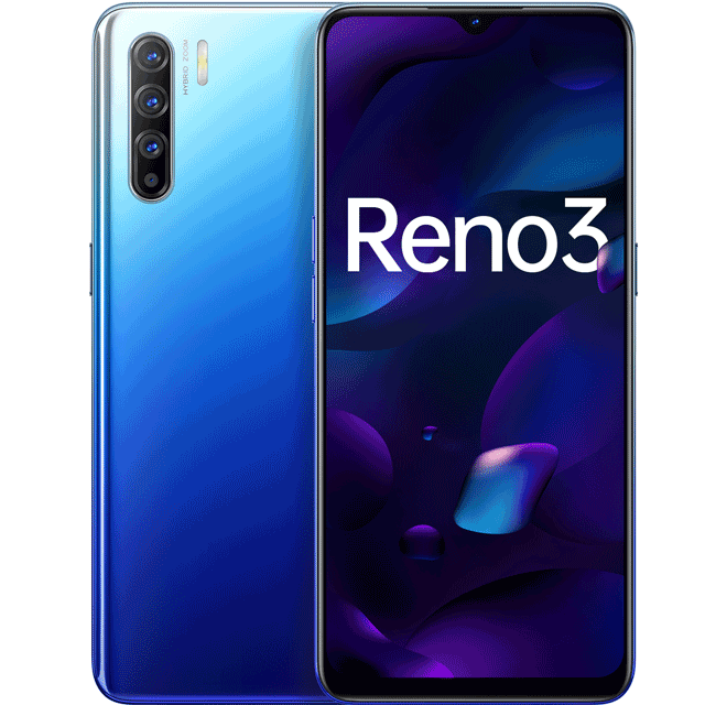 Điện thoại Oppo CPH2043-Reno 3 Xanh