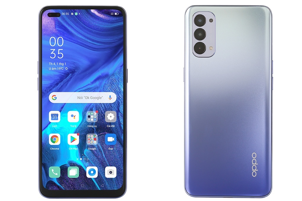 Điện thoại OPPO CPH2113 Reno 4 Tím