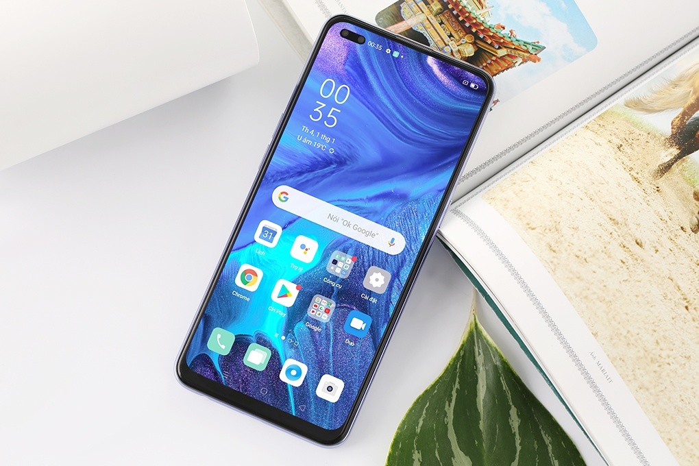 Điện thoại OPPO CPH2113 Reno 4 Tím