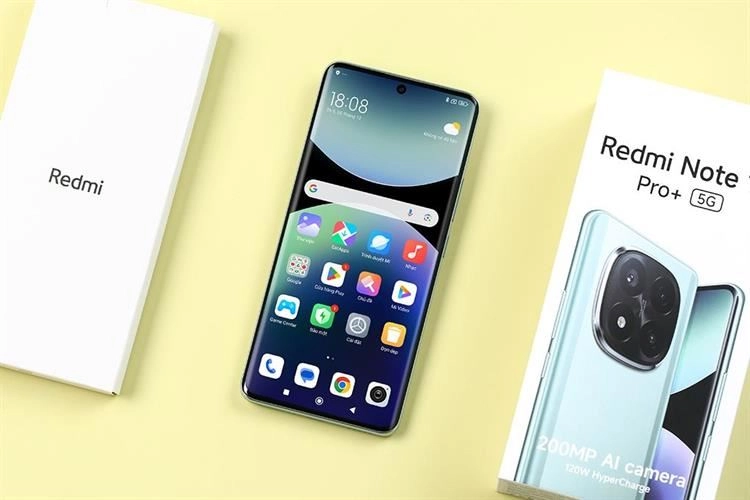Điện thoại Redmi Note 14 Pro+ 5G (8+256GB) Xanh dương
