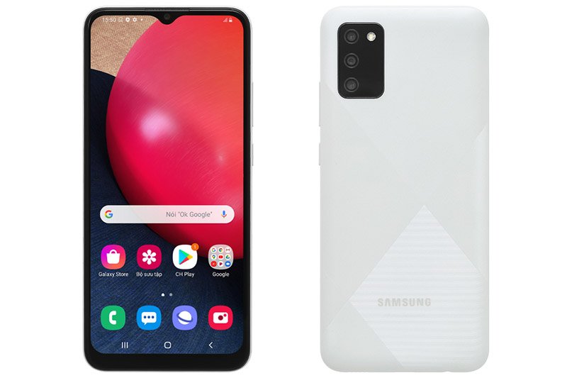Điện thoại Samsung Galaxy A02s-A025F White