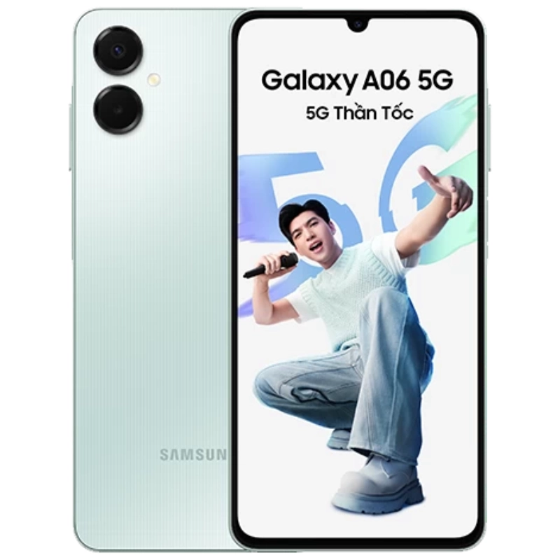 Điện thoại Samsung Galaxy A06 5G A066B (4+128G) Light Green
