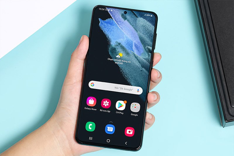 Điện thoại Samsung Galaxy S21+ 5G 256G G996B Đen
