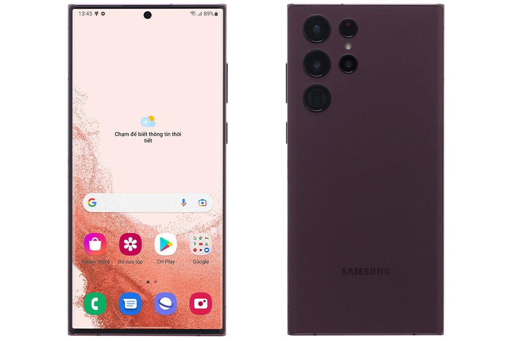 Điện thoại Samsung Galaxy S22 Ultra 5G S908E (12+128) Đỏ Burgundy (DM)