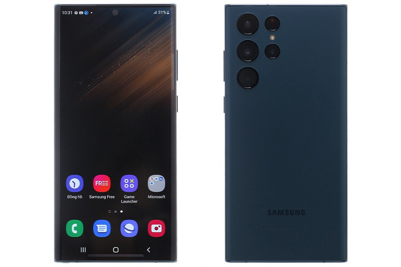 Điện thoại Samsung Galaxy S22 Ultra 5G S908E (12+256G) Xanh Zeta