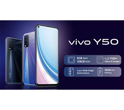 Điện thoại Vivo 1935-Y50 (8+128GB) Đen