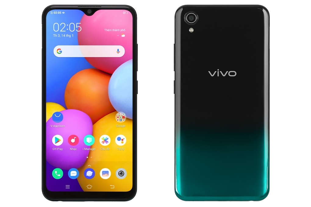 Điện thoại Vivo 2015-Y1s (2+32GB) Đen Xanh