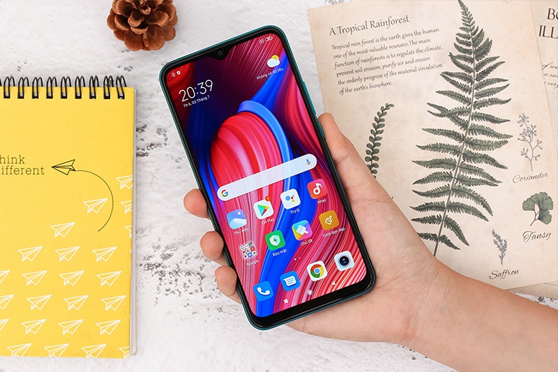 Điện thoại Xiaomi REDMI 9 (4+64) Xanh
