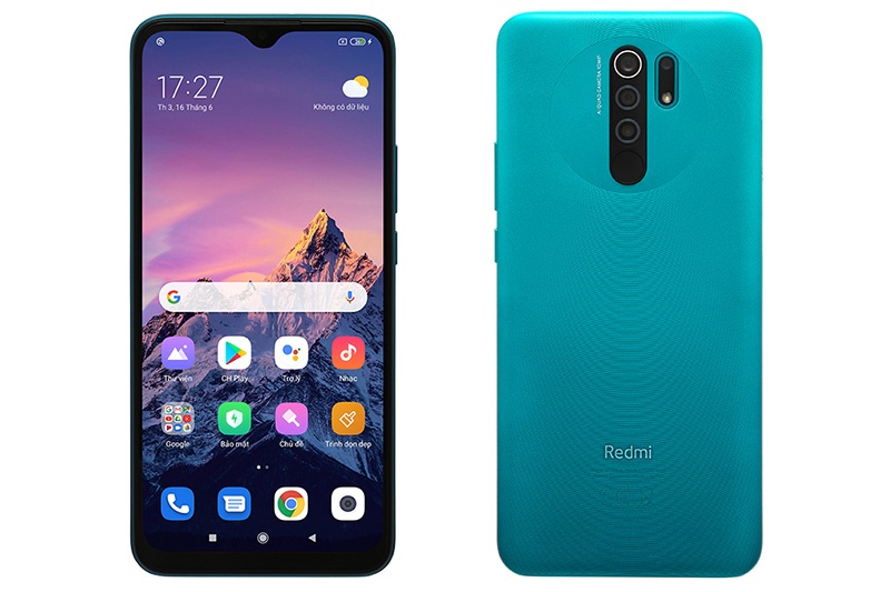 Điện thoại Xiaomi REDMI 9 (4+64) Xanh