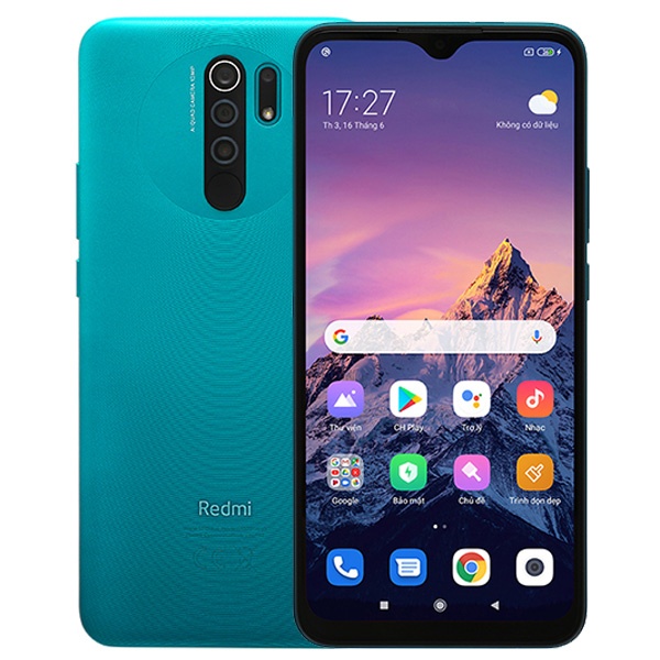 Điện thoại Xiaomi REDMI 9 (4+64) Xanh